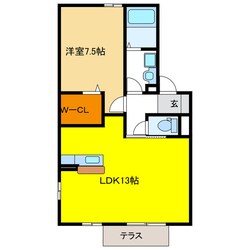 コートハウス岐陽Ⅱの物件間取画像